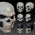 GHOST-RIDER-HELMET-CAPA.jpg Ghost Rider - Scorpion - Skeletor - Skull Helmet and mask - Fan made - STL model 3D print digital file