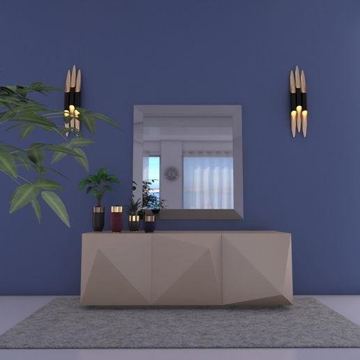 consull and mirror -5 - 3D model önizlemesi