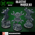 AAMT MU uli RKE i ts ois MEKKAMINIATURES STL file Objective Marker #2・3D print design to download