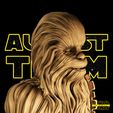 082121-Star-Wars-Chewbacca-Promo-bust-02.jpg Chewbacca Bust - Star Wars 3D Models - Tested and Ready for 3D printing