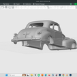 Screenshot-57303.png 1939 Cadillac Series 61 Coupe 1/24 scale car model hollow body shell, scalable as needed, 3d print in resin or fdm, stl file