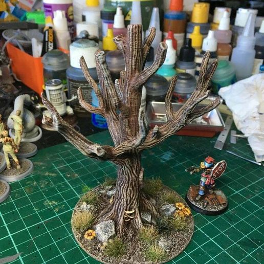 Dead Tree Terrain 3D model