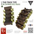 FM025-077-2.jpg T48 Type M4 Sherman VVSS Track FM25-077
