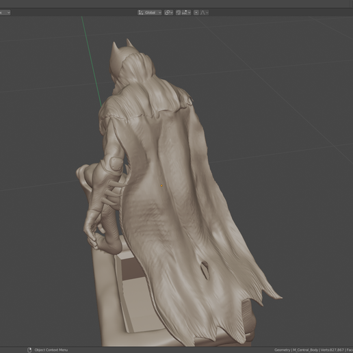 Batman_2021_07.png Download STL file I am The Night • 3D printable object, SitaroArtworks