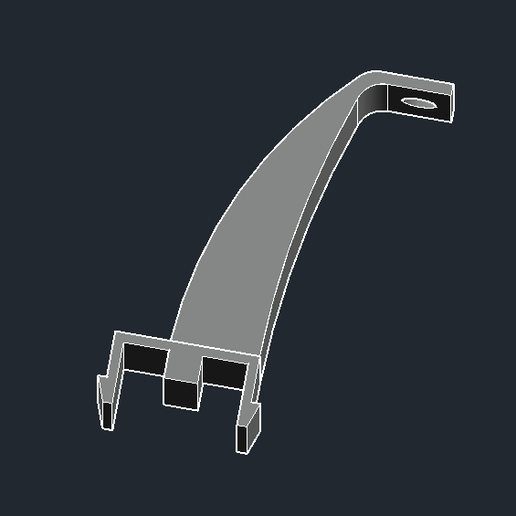 Free STL file Universal 50mm mount bracket on printer frame 🖨️ ・Model ...
