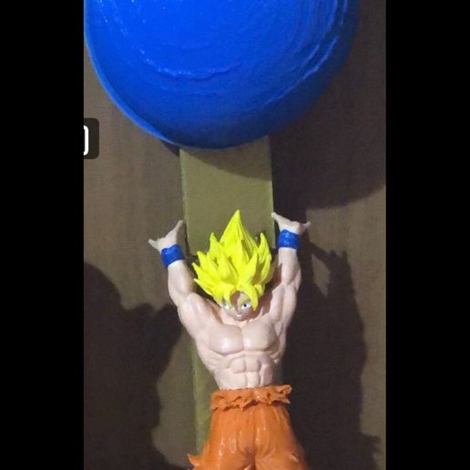 goku ssj lamp 3D model