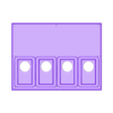 4_plus_blank_reversed.stl Boat switch panel for round 20mm illuminated switches