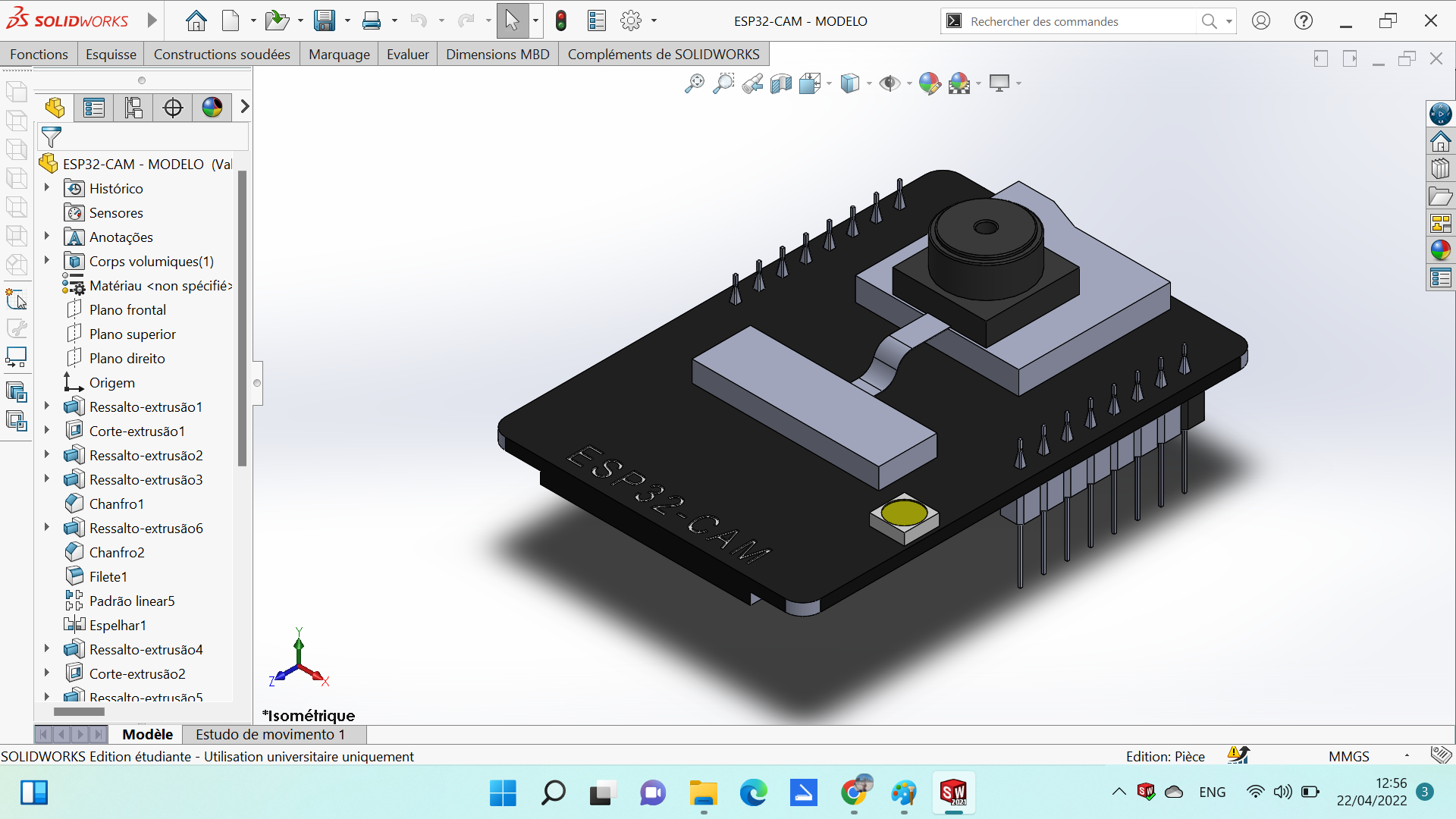 Free STL file ESP32CAM with SD card・3D printer design to download・Cults