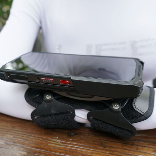 Doogee S80 Phonce Case and Wrist Mount - 3D model önizlemesi