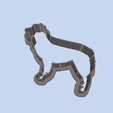 model.png Australian Retriever (1) COOKIE CUTTERS, MOLD FOR CHILDREN, BIRTHDAY PARTY