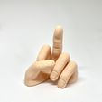 IMG_5841-conv.jpeg STL file Jeep Wave Middle Finger - Waving Hand Dashboard・3D printer design to download