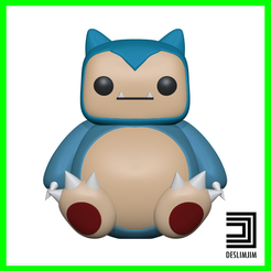 Snorlax-02.png Archivo 3D SNORLAX FUNKO POP - POKEMON・Modelo para descargar y imprimir en 3D