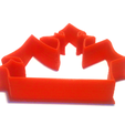 Maison hantée 55x55 b.png Halloween cookie cutter pack Cookie Cutter