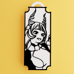 2-12.png Fichier STL Porte-clés Anime Boku no hero・Plan à imprimer en 3D à télécharger