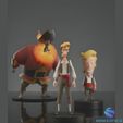 0.jpg Colección Monkey Island Impresión 3D STL - Juego de ensamblaje multipieza de Guybrush y LeChuck