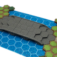 IMG_1446.png Heroscape Stone Bridge system, miniature gaming, scale model, modular bridge, diorama scenery, scatter terrain, role playing games, RPG