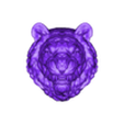 500K without background.stl Tiger grin in Japanese style