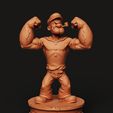 D7.33.jpg Popeye the Sailor Man Figur | Strongman Sailor Statue | Klassischer Cartoon 3D Druck