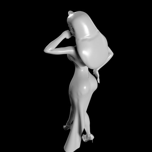 🐇 Jessica Rabbit Statuette・ STL File for 3D printing・Cults