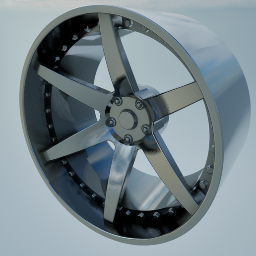 🛞 Work Wheels Zeast BST1 1/24・Free STL File for 3D