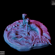 2.png 美人鱼 , 海妖 , 女妖 , 湖怪 , 鱼女 , 半鱼人 3d 可打印缩影