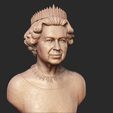 14.jpg Queen Elizabeth II Bust 3D print model