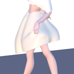 pose1.png ReZero Rem White Dress figurine