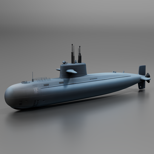 🚢 Virginia Class SSN Nuclear Submarine・ 3D File for 3D printing・Cults
