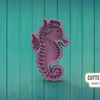 caballito-de-mar.jpg Seahorse Sea horse Cookie cutter M1