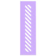 Hazard Stripe Airbrush Stencils