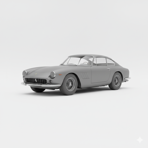 Ferrari 330 GT hypercar, pickup, automobile, diorama, sports car, muscle car, vintage car, JDM, car STL, garage, classic car, car 3D, race car, car, vehicle, drift car, car model, supercar, SUV, truck