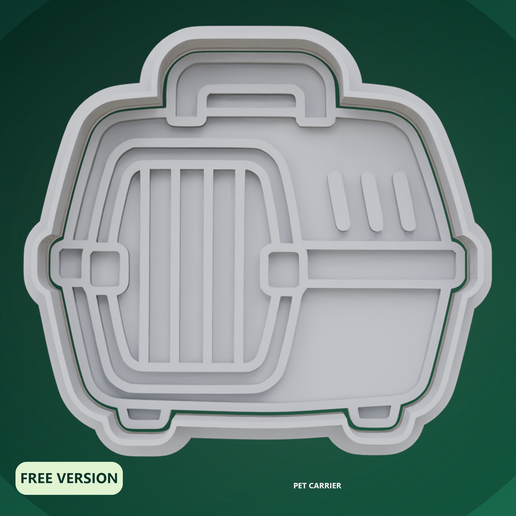 Veterinary Clinic Cookie Cutter STL – 3D Print Biscuit Mold Set