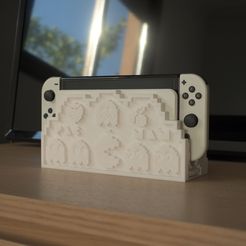 DSC_0002.jpg STL file DOCK SWITCH PAC MAN・3D printer model to download