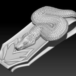 Snake_Money_Clip_01.JPG Файл 3D Rattle Snake Money clip by Marco Valenzuela・Дизайн 3D-печати для загрузки3D