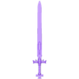 alice sword parts.obj Sword Art Online Alicization Alice Sword Printable Assembly