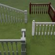 banister_handrail_kit_render35.jpg Banister & Handrail 3D Model Collection