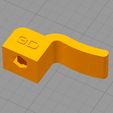 extruder_button_simplify3d.png Anet A8 Extruder Button / Knob