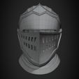 EliteKnightHelmetFrontalWire.jpg Dark Souls Astora Elite Knight Helmet for Cosplay