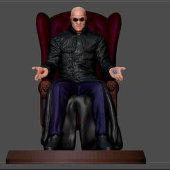 1.jpg Fichier 3D STATUE MORPHEUS MATRIX PERSONNAGE DE FILM HOMME Modèle imprimé en 3D・Design pour impression 3D à télécharger
