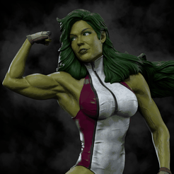 Render1.0-Copia.png Файл 3D She-Hulk 3D Print・3D-печатная модель для загрузки