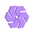 HexStarInner.stl Hexagram, Hexagonal Star, Hexagon Puzzle