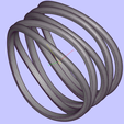 8.png Fichier STL 5 anneaux de cercles・Plan pour impression 3D à télécharger