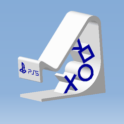 1.png STL-Datei PS5 DualSense-Stand - DualSense-Controller-Halterung・Design für 3D-Drucker zum herunterladen