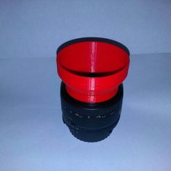 20170129_220223.jpg Download free STL file Parasol/Lens Hood Nikon 50mm • 3D printer model, Nico_3D