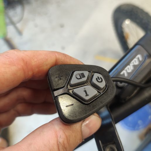 switch button +- bafang display c18 3D model