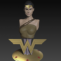 1.png Archivo OBJ La Mujer Maravilla・Modelo imprimible en 3D para descargar