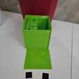 Minecraft-Creeper-Pen-Holder-16.jpg Minecraft Creeper Pencil Case- 3d Printer Toolbox