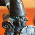 Photo-May-19,-5-34-12-PM.jpg Gnome with Mace, Fantasy Tabletop RPG Miniature or Garden Gnome Statue