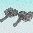 CarapaceWeapon-5.jpg 28mm Stubby Gatling Weapon For Smaller Knight Carapace