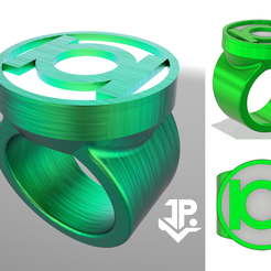 CULTS_01F.png Télécharger fichier STL gratuit Green Lantern Rig_ Anneau Green Lantern • Objet à imprimer en 3D, JeiPi3D